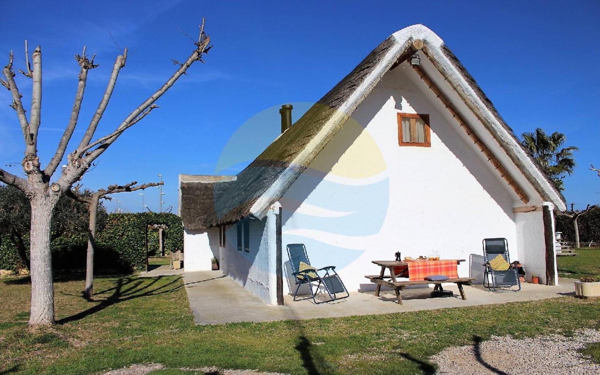 Villa Barraca Tipica Del Delta, Con Piscina, Jardin Y Barbacoa - Deltavacaciones à Sant Jaume d'Enveja Extérieur photo